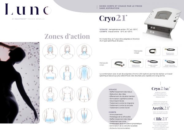 PresentationCRYO Présentation du soin de cryothérapie Cryo21