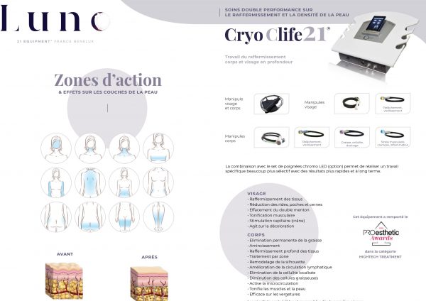 PresentationCRYOCLIFE Présentation du soin raffermissant Cryo C-Life 21